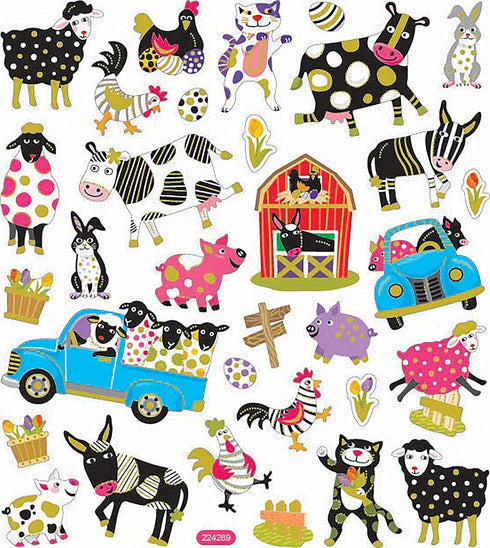 FUN FARM STICKERS